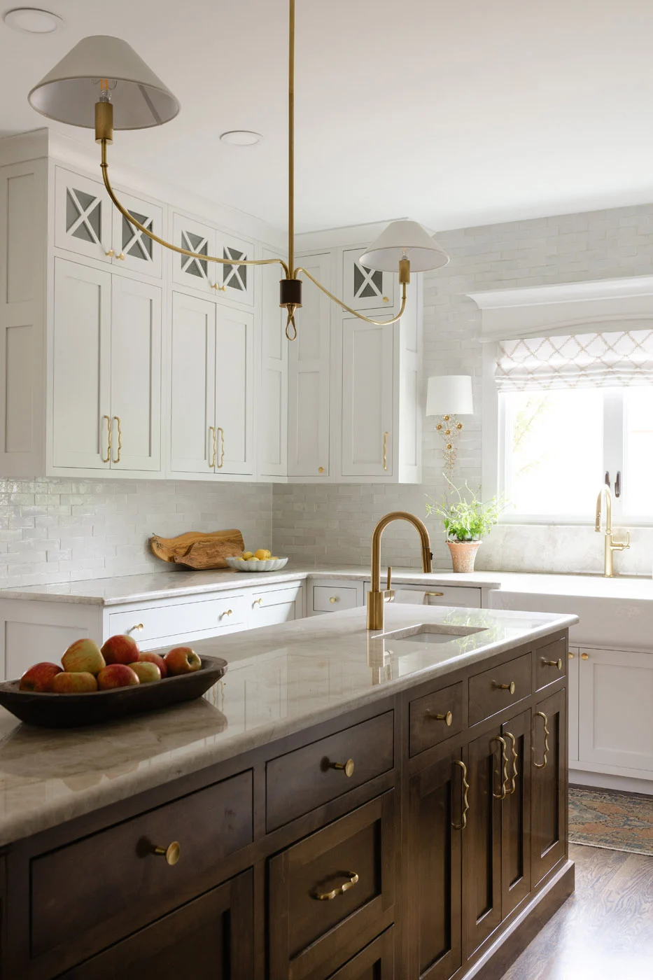 Scotsman Lane kitchen island with prep sink